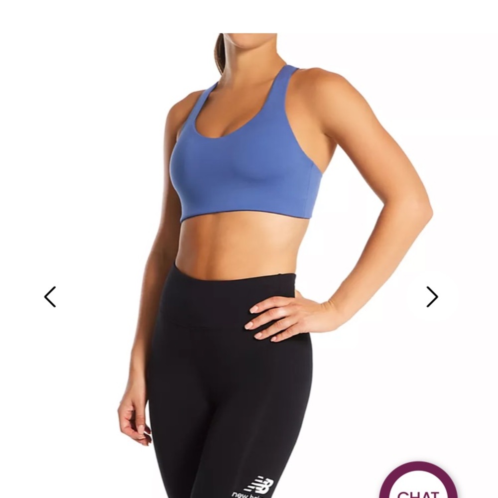 Blue New Balance High Impact Sports Bra XS (A-C)